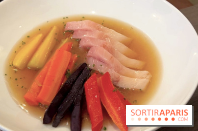 L'Arrêt by The Grey - Sashimi sériole bouillon