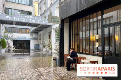 Café de l'Usine - Devanture cour intérieure