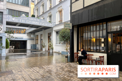 Café de l'Usine - Devanture cour intérieure