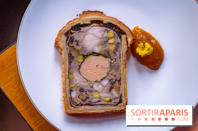 Les 110 de Taillevent, le restaurant traditionnel en accords mets et vins - photo - pâté en croute