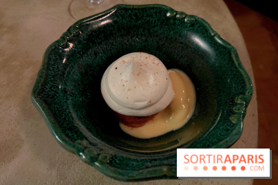 Vivide - Dessert meringue poivre et glace piment