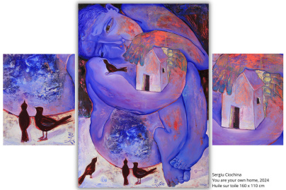 À Paris, Yoyo Maeght dévoile son nouveau coup de cœur artistique : le peintre Sergiu Ciochina. 