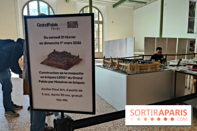 Insolite : assistez au montage en live d'une maquette LEGO du Grand Palais