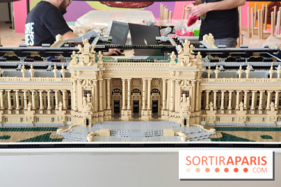 Insolite : assistez au montage en live d'une maquette LEGO du Grand Palais