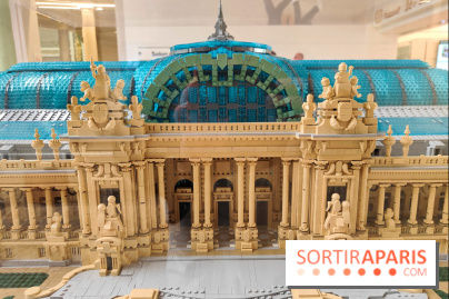 Insolite : assistez au montage en live d'une maquette LEGO du Grand Palais