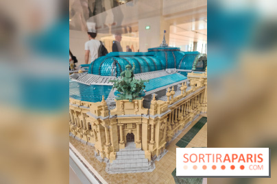Insolite : assistez au montage en live d'une maquette LEGO du Grand Palais