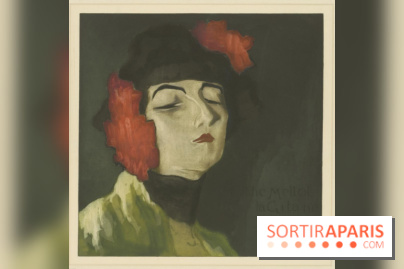 Marthe Mellot dans La Gitane, Alfredo Müller, 1900 Eau-forte et aquatinte en couleurs - 31 x 31,5 cm