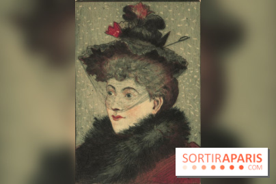 Tête de la Parisienne, Eugène Delâtre, 1893 Eau-forte et aquatinte en couleurs - 13,2 x 18,2 cm