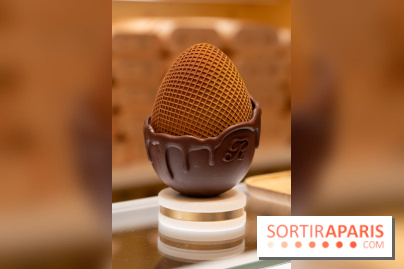L'oeuf de Pâques gaufrette et chocolats du Ritz Paris le Comptoir - A7C06582