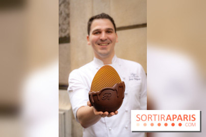 L'oeuf de Pâques gaufrette et chocolats du Ritz Paris le Comptoir - A7C06610