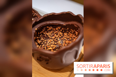 L'oeuf de Pâques gaufrette et chocolats du Ritz Paris le Comptoir