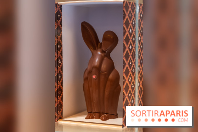 L'oeuf de Pâques gaufrette et chocolats du Ritz Paris le Comptoir