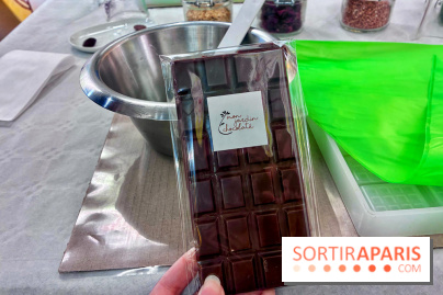 Atelier fabrication de tablettes Mon Jardin Chocolaté