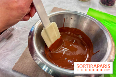 Atelier fabrication de tablettes Mon Jardin Chocolaté