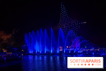 Disneyland Paris : Disney Cascade of Lights, le spectacle nocturne sur Adventure Bay