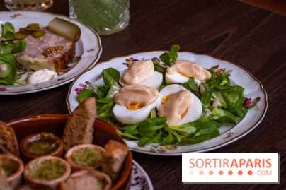 L'Auberge Nouvelle restaurant à Tremblay-sur-Mauldre dans les Yvelines - photos - oeufs mayonnaise