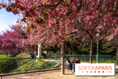Les pommiers et cerisiers en fleurs du Jardin de Reuilly, Parc de Reuilly à Paris 12e - photos