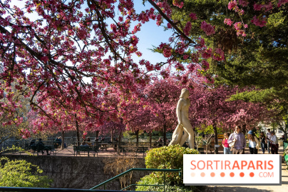 Les pommiers et cerisiers en fleurs du Jardin de Reuilly, Parc de Reuilly à Paris 12e - photos