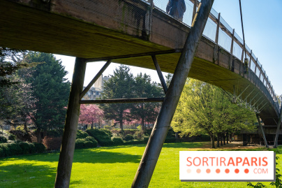 Les pommiers et cerisiers en fleurs du Jardin de Reuilly, Parc de Reuilly à Paris 12e - photos  - parc