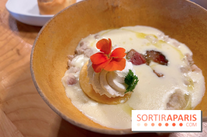 Leriche - Velouté d'igname, porc boucané