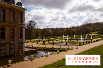 Les tulipes du Château de Dampierre, son jardin anglais et le jardin Le Nôtre