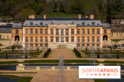 Les tulipes du Château de Dampierre, son jardin anglais et le jardin Le Nôtre
