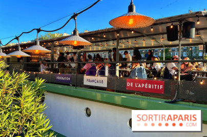 Une péniche-guinguette dédiée à l'apéro sur les quais de Seine