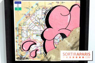 BON PLAN, l'expo de street art autour du plan de métro à Paris - nos photos