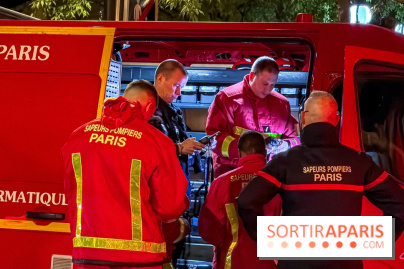 Simulation géante des pompiers de Paris sur les quais parisiens