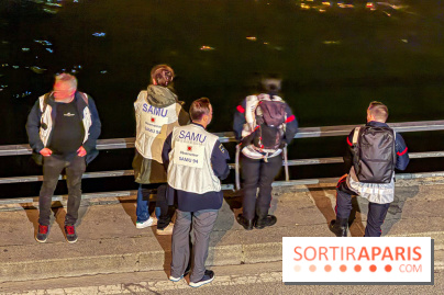 Simulation géante des pompiers de Paris sur les quais parisiens - IMG 3843