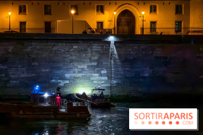 Simulation géante des pompiers de Paris sur les quais parisiens - IMG 3852