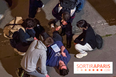 Simulation géante des pompiers de Paris sur les quais parisiens