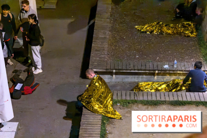 Simulation géante des pompiers de Paris sur les quais parisiens - IMG 3878