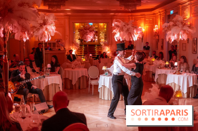 Soirée Gatsby au Ritz Paris, le dîner - spectacle exceptionnel - photos