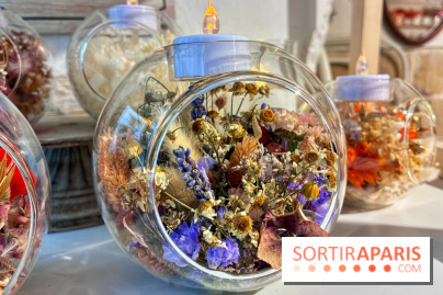 Atelier bougeoir fleurs séchées