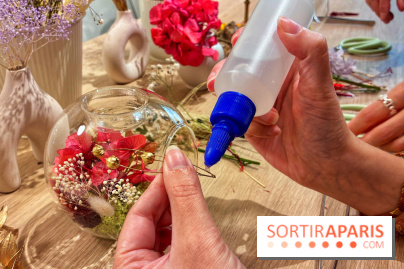 Atelier bougeoir fleurs séchées