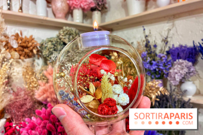 Atelier bougeoir fleurs séchées