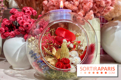 Atelier bougeoir fleurs séchées