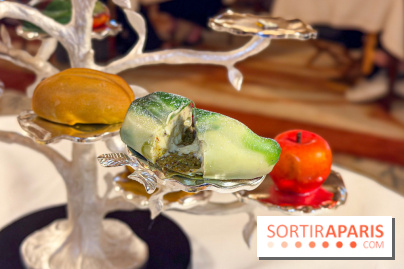 Tea Time de Cedric Grolet au Meurice : pâtisseries trompe l'œil et salé revisité