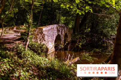 La réserve Naturelle des Etangs de Bonnelles, son pont kiosque, temple de l'amour et ses trésors