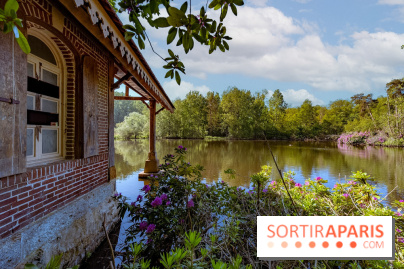 La réserve Naturelle des Etangs de Bonnelles, son pont kiosque, temple de l'amour et ses trésors