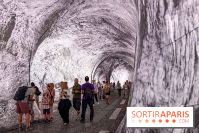 La Caverne du Pont Neuf : le montage de l’installation géante de JR démarre à Paris - Facetune 16 06 2026 03 07 24