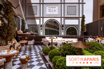 La terrasse jardin du Sax Hotel avec piscine - les photos