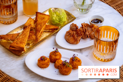 La terrasse jardin du Sax Hotel avec piscine - tapas