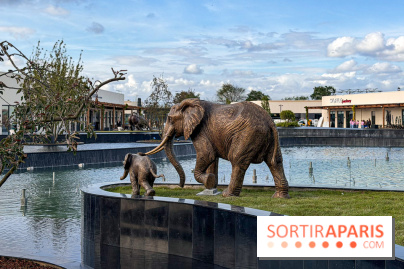 Valvert Croix Blanche : le complexe shopping-loisirs XXL en Essonne avec fontaine et parc à dinosaures