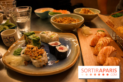 Sushi Mina : makis, sushis et plats japonais servis à table