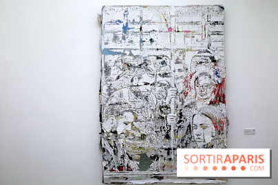 Vhils : nos photos de son exposition à la galerie Danysz à Paris - Seth Expo 4