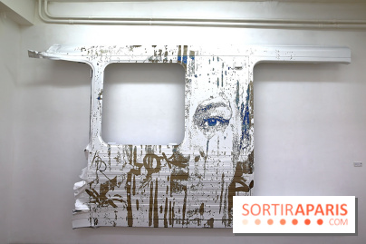 Vhils : nos photos de son exposition à la galerie Danysz à Paris - Seth Expo 5