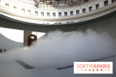 Fujiko Nakaya : nos photos de sa sculpture de brouillard à voir à la Bourse de Commerce