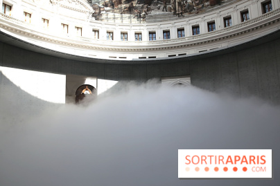 Fujiko Nakaya : nos photos de sa sculpture de brouillard à voir à la Bourse de Commerce